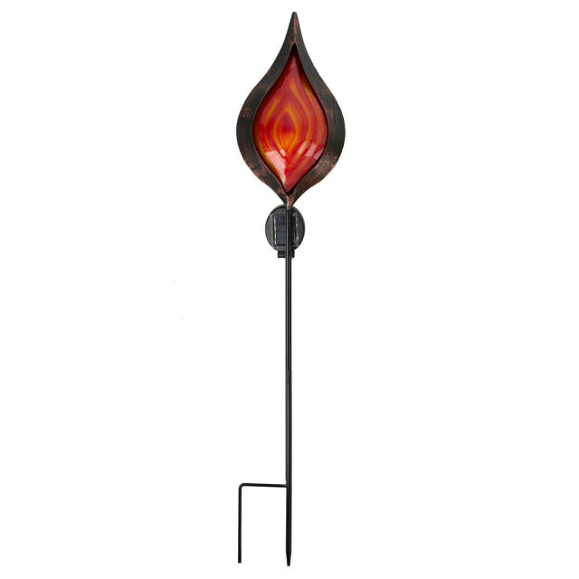 Solar Flame Stake Light