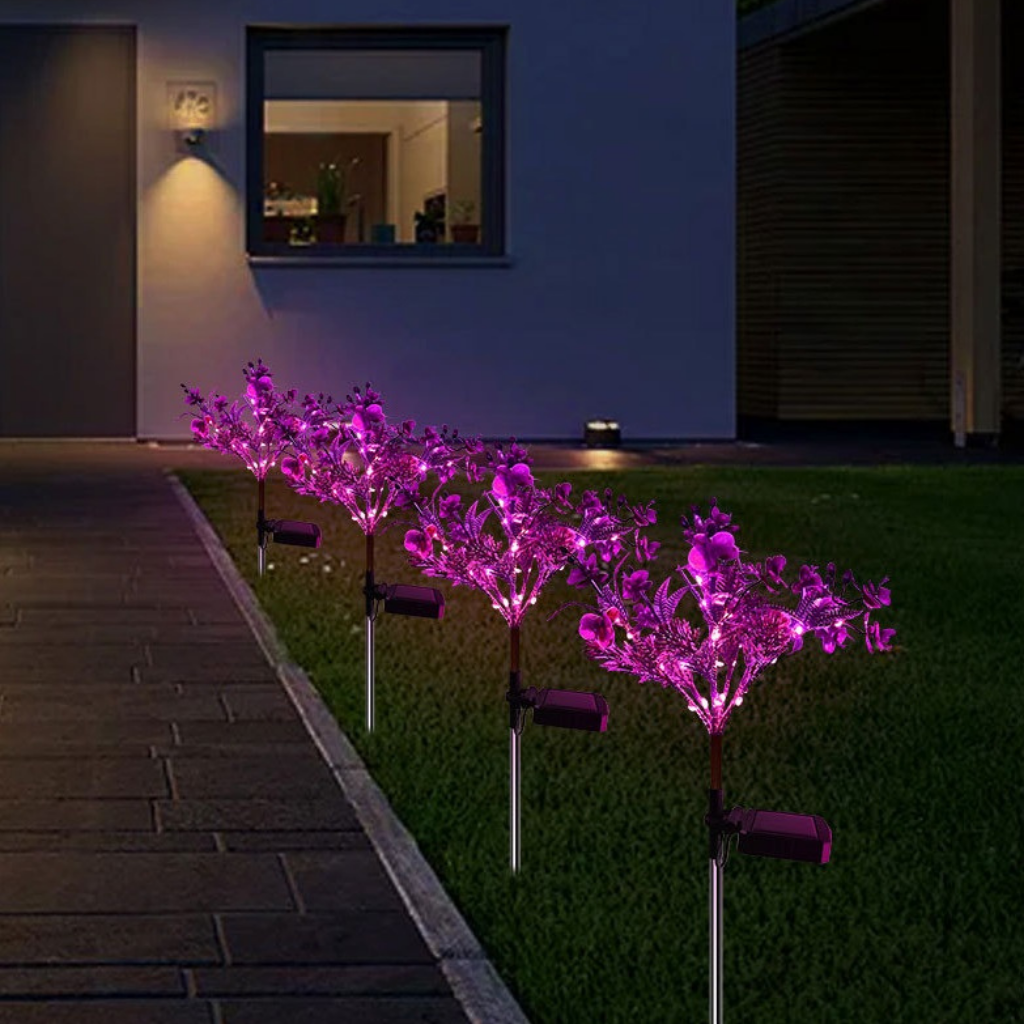 Solar Phalaenopsis Stake Lights