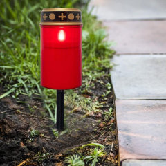 Cemetery Solar Lamp