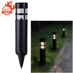 Pack of 2 Solar Pillar Stake Lights