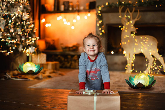 Solar Lotus Flower Light