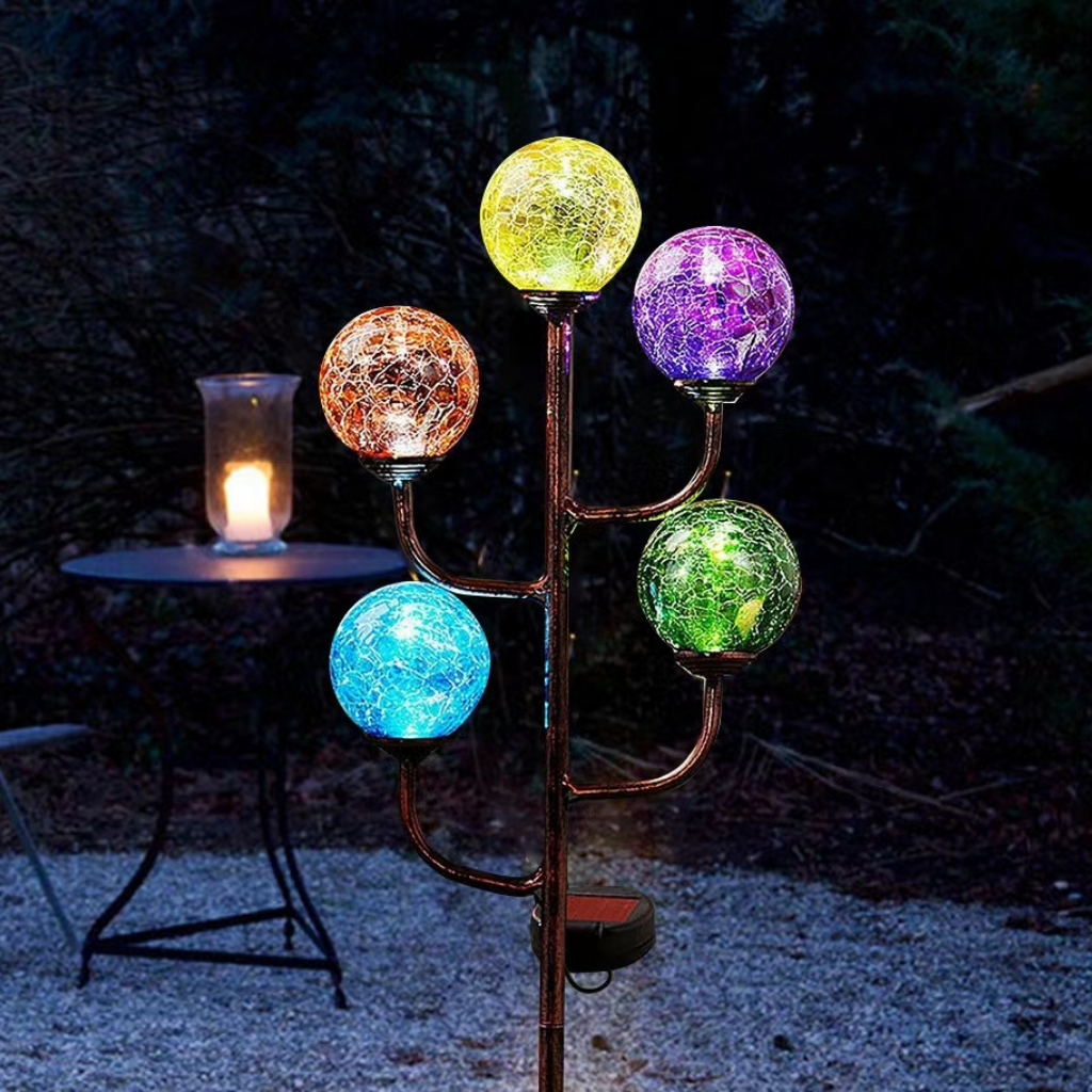 Solar Globes Stake Light