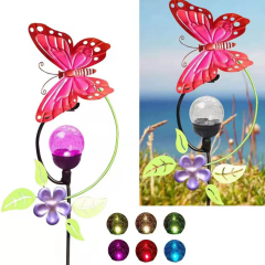 Color Changing Butterfly Solar Stake Light