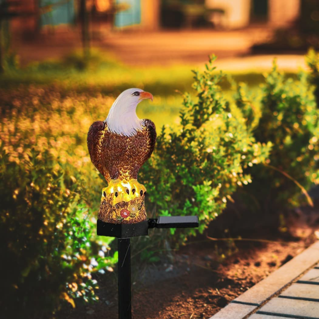 Solar Eagle Garden Stake Light