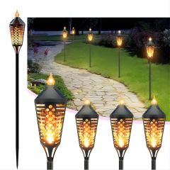 Flickering Dancing Flame Solar Pathway Light