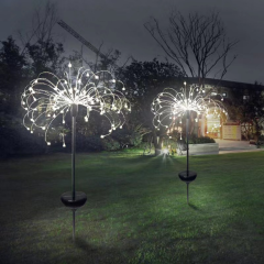 Set of 2 120LED Solar Firework Light