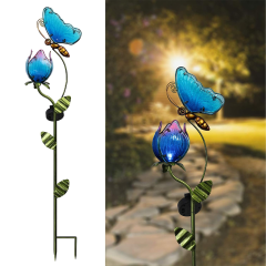 SM221333 Butterfly Tulip Solar Stake Light