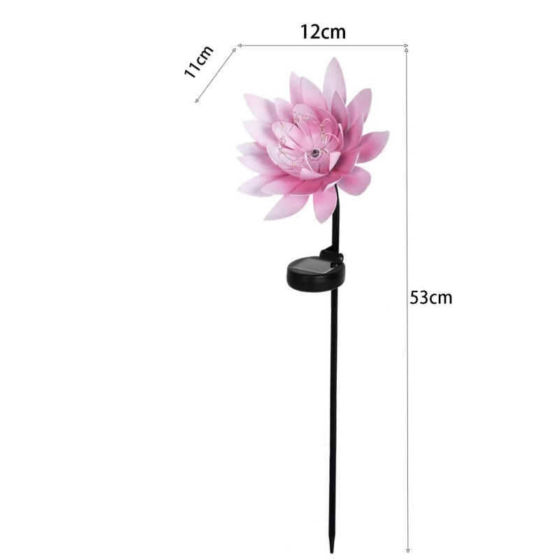 Lotus Solar Stake Light