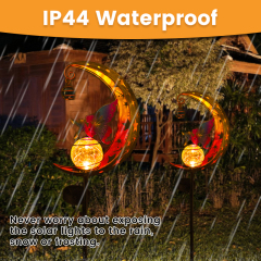 Moon Fairy Wind Chimes Hanging Solar Light