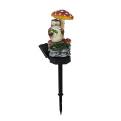Solar Resin Mushroom Light