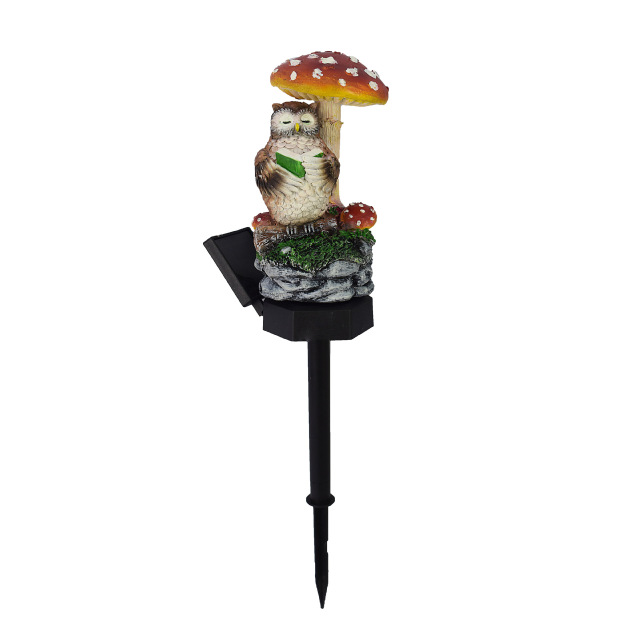 Solar Resin Mushroom Light