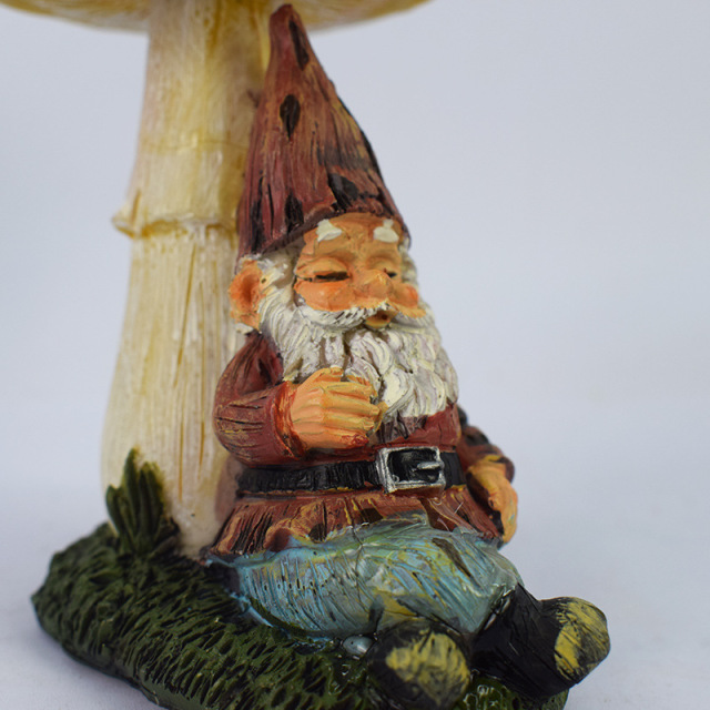 Solar Resin Mushroom Light