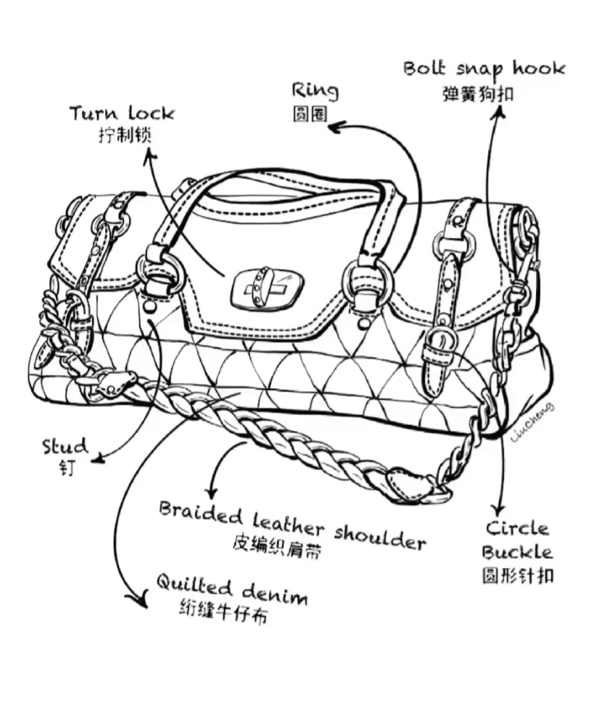 KKJIANG New Genuine Leather Bag Handmade Customization mingyuan001