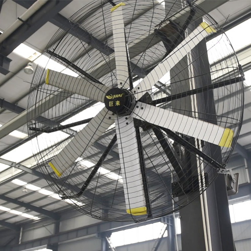 High-Efficiency 2m Oscillating Wall-Mounted Industrial Fan