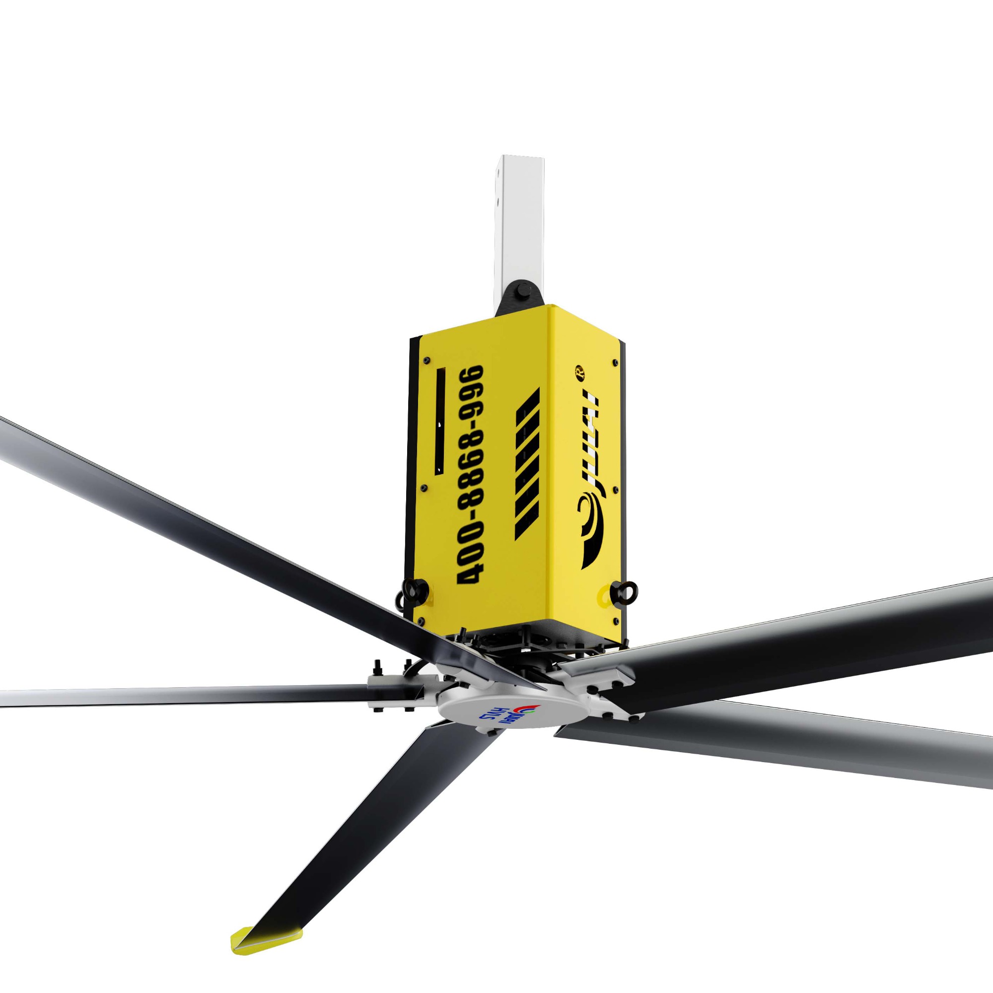 Customizable High-Volume Low-Speed (HVLS) Industrial Ceiling Fans for Efficient Warehouse Cooling