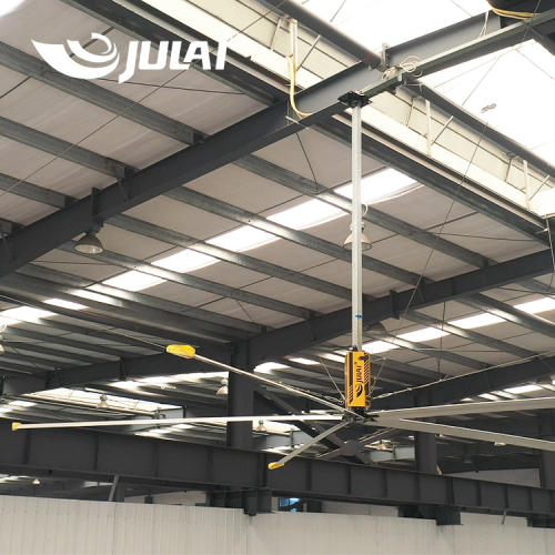 Customizable High-Volume Low-Speed (HVLS) Industrial Ceiling Fans for Efficient Warehouse Cooling