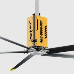 Customizable High-Volume Low-Speed (HVLS) Industrial Ceiling Fans for Efficient Warehouse Cooling