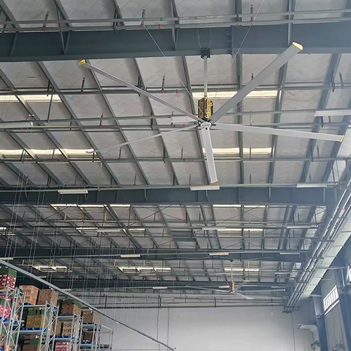 KF Series High-Volume Low-Speed (HVLS) Industrial Ceiling Fans for Efficient Warehouse Cooling