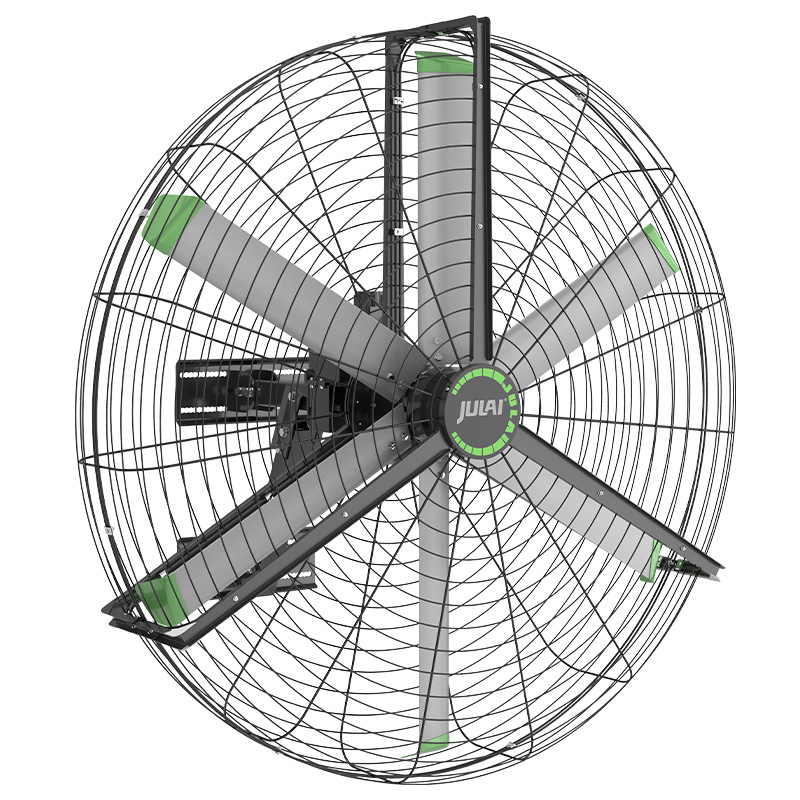 High-Efficiency 2m Oscillating Wall-Mounted Industrial Fan