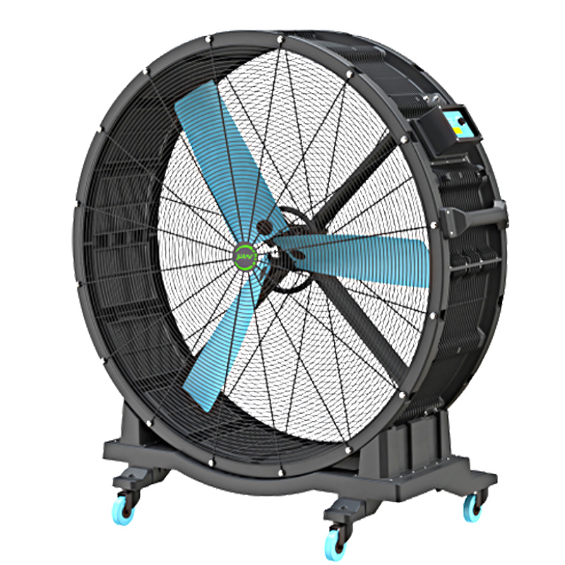 YP serise 4 Wheels Movable Industrial Big Fan size 1.5 m & 5 FT