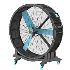 YP serise 4 Wheels Movable Industrial Big Fan size 1.5 m & 5 FT