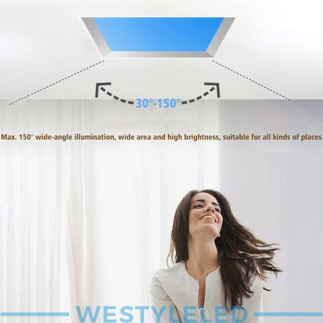 300*1200mm Sunrise and Sunset Simulation Virtual Roof LED Skylight