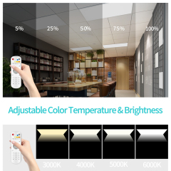 2.4G 295*595mm 3060 CCT Tunable 2700-6500K LED Panel Light