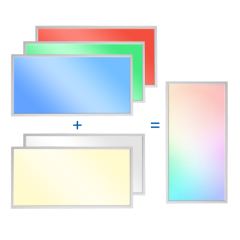 2.4G 620*620mm 6262 CCT Tunable 2700-6500K LED Panel Light