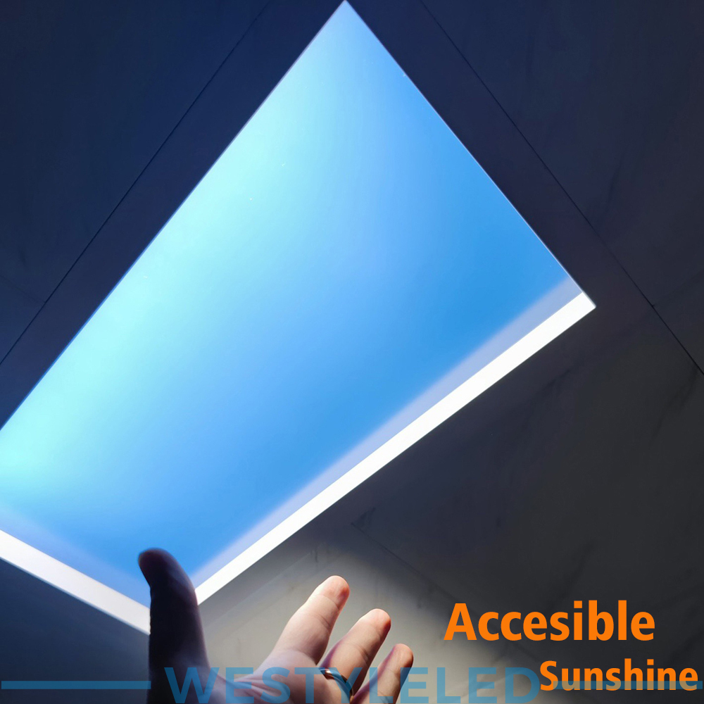 300*600mm Sunrise and Sunset Simulation Virtual Roof LED Skylight