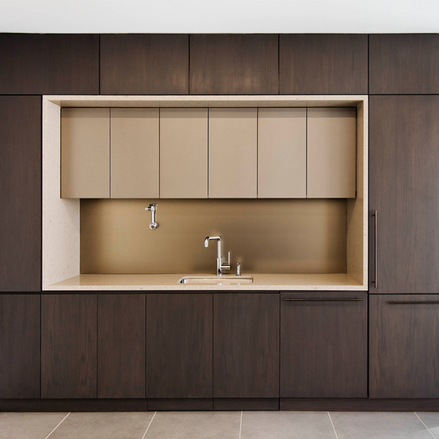Modern Design Wood Kitchen Cabinets For Apartment