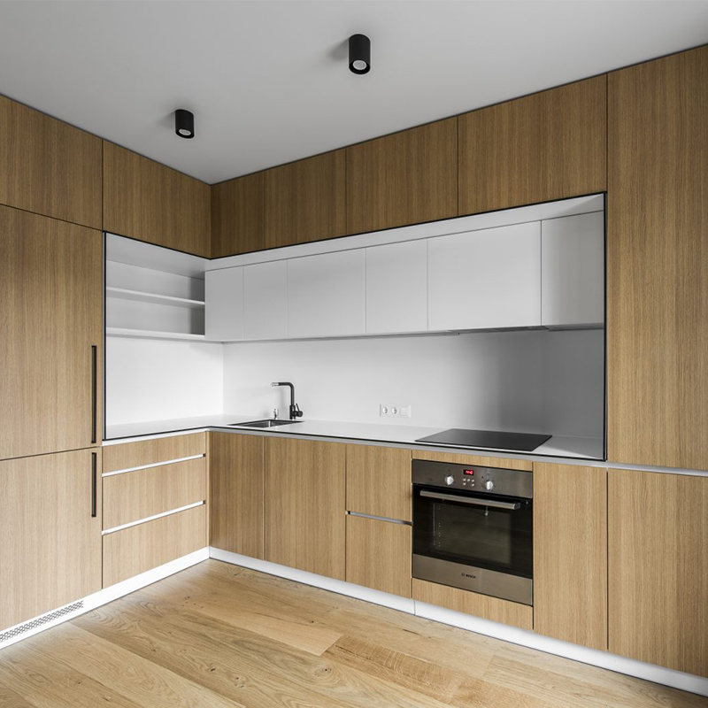 Gray Kitchen Cabinet With Island