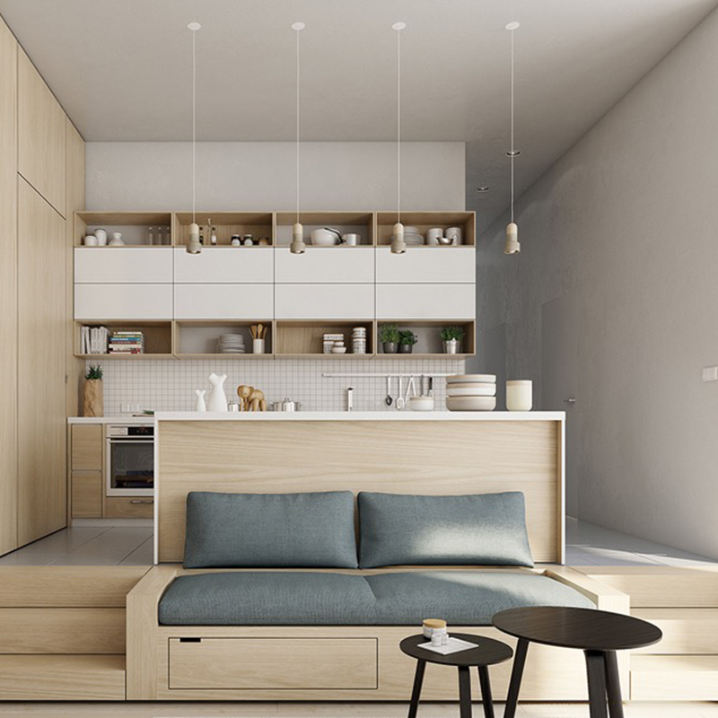 Picture of Small Kitchen Cabinet For Apartment