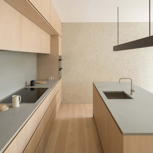 Natural Wood Kitchen Cabinets