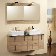 Floating Wood Bathroom Vanity For Hotel