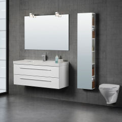 Floating Wood Bathroom Vanity For Hotel
