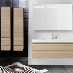 Floating Wood Bathroom Vanity For Hotel
