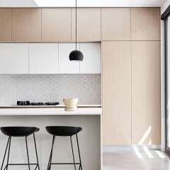 Black Matt Lacquer Kitchen Island Cabinets