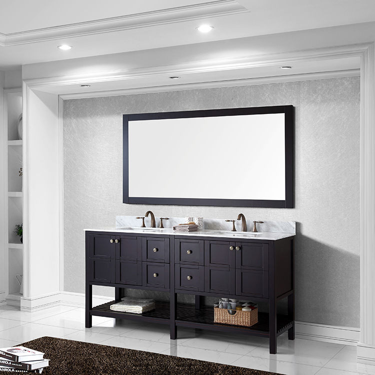double sink bathroom mirror cabinet for apartment