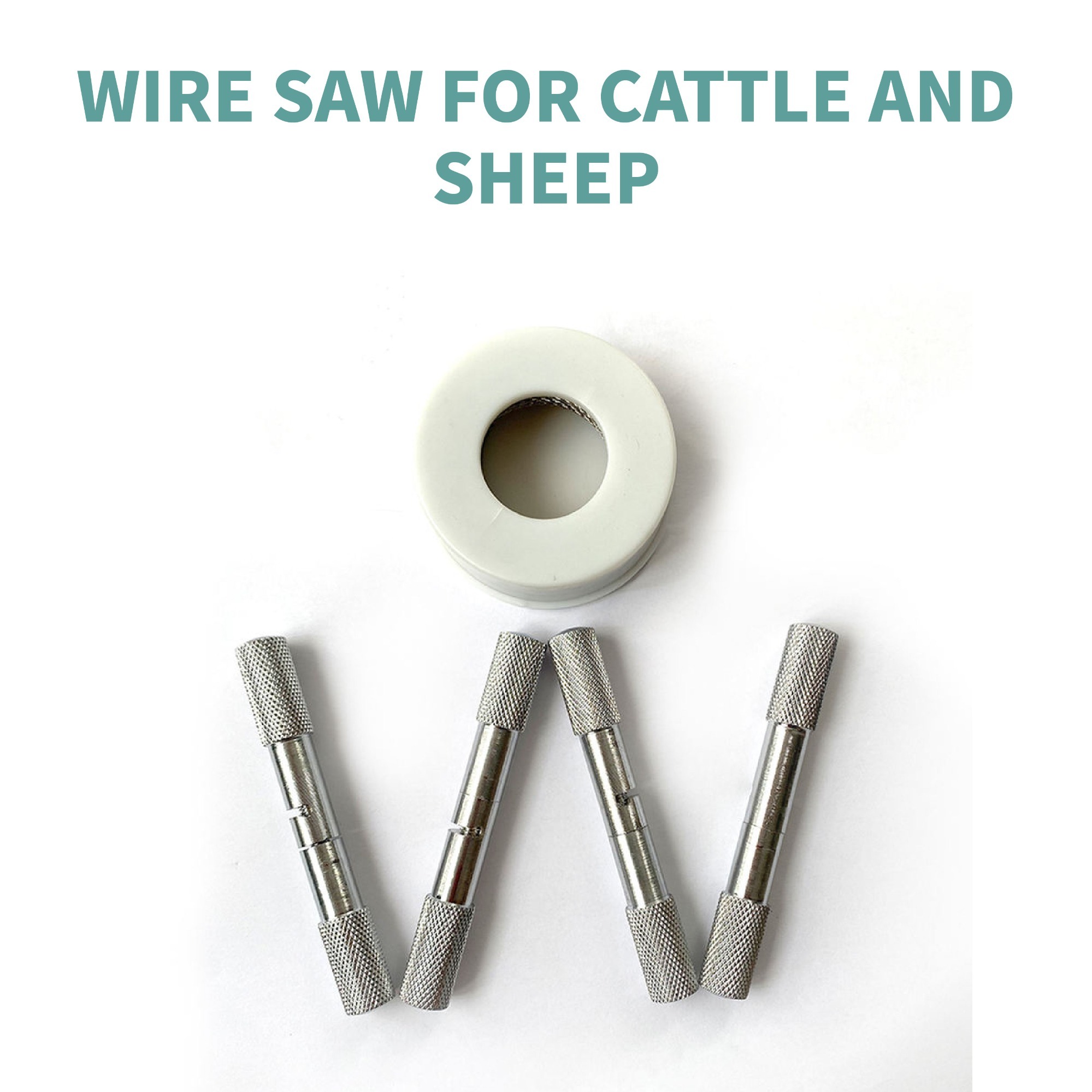 Dehorning wire and handle
