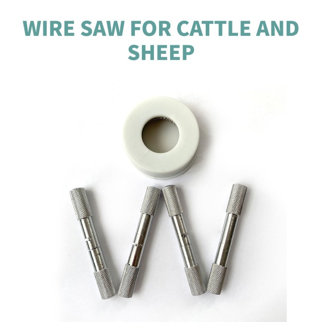 Dehorning wire and handle