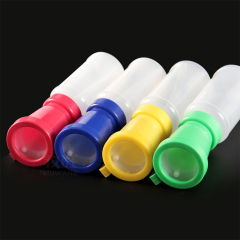 Non-return teat dip cup