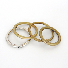 Metal bull nose ring