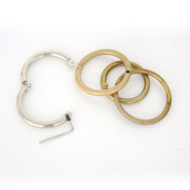 Metal bull nose ring