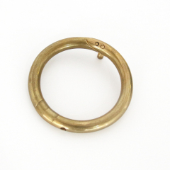 Metal bull nose ring
