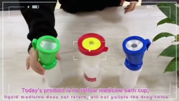 Non-return teat dip cup