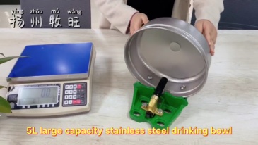 5L Stainless Steel Cast Iron drinking bowl