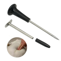 Cattle and sheep deflator needle