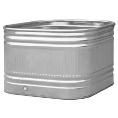 Galvanized water storage tank