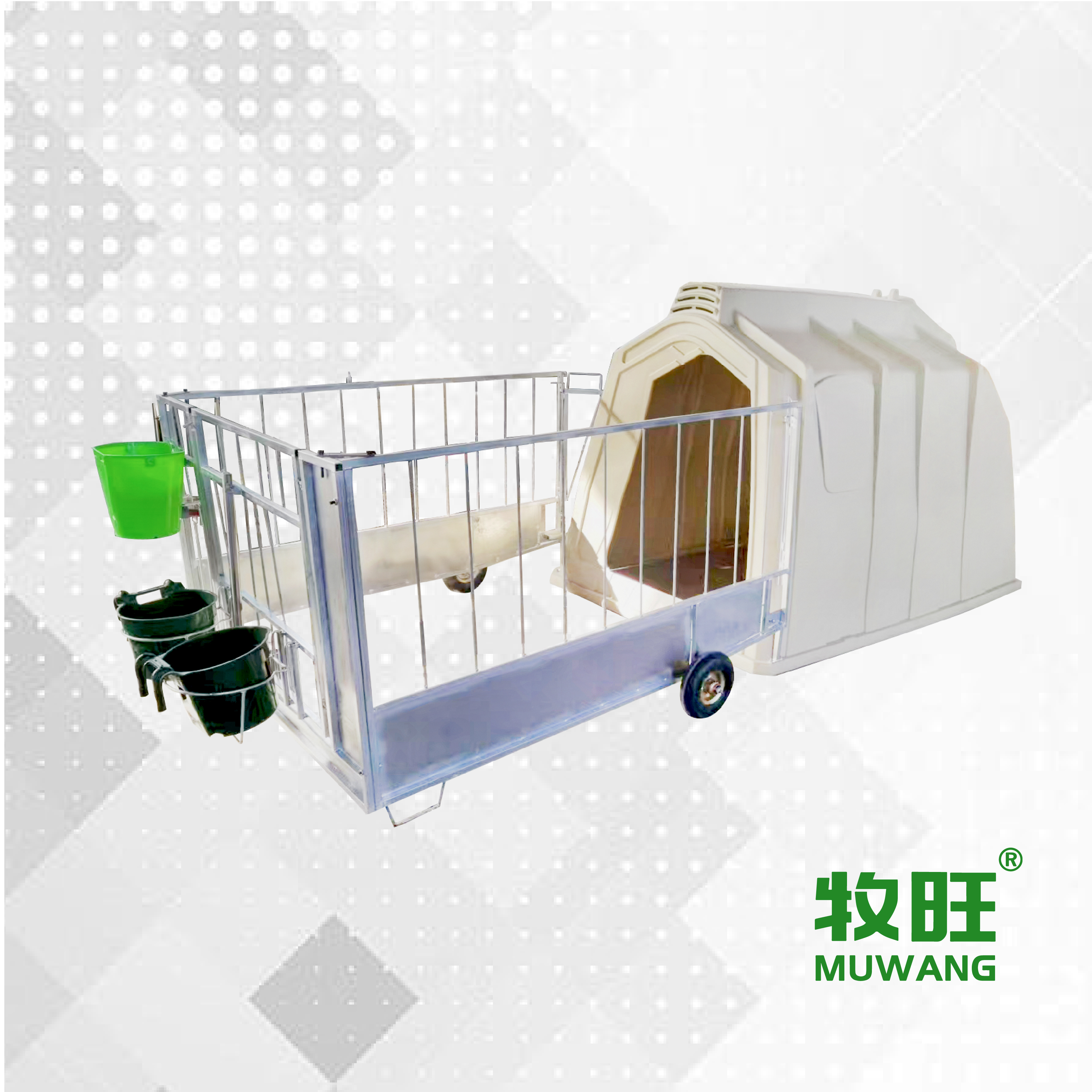 Calving hutches and accessory