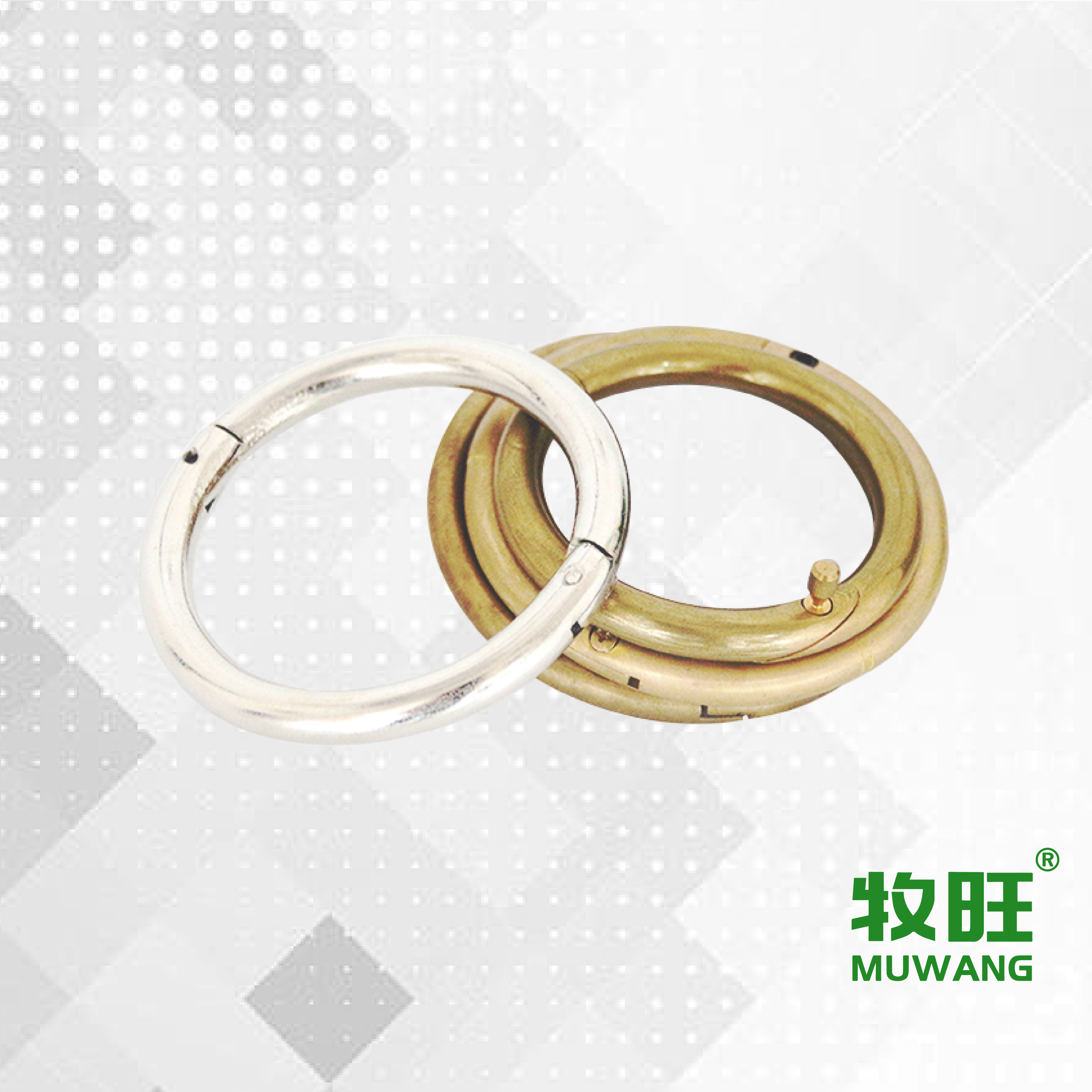 Metal cow nose ring, cow nose traction tool, high-quality metal with ...